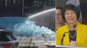 Toronto Mayor Reacts as Firefighters Dismantle Drake's 'Iceman' Promo Sculpture