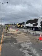 WB Hwy. 401 Closed in Oshawa After Collision Causes Diesel Spill