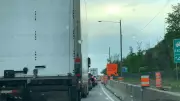 Westbound Île-aux-Tourtes Bridge Shut Down Following Truck Fire Incident