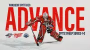 Windsor Spitfires Sweep Guelph Storm 4-0, Advance in OHL Playoffs