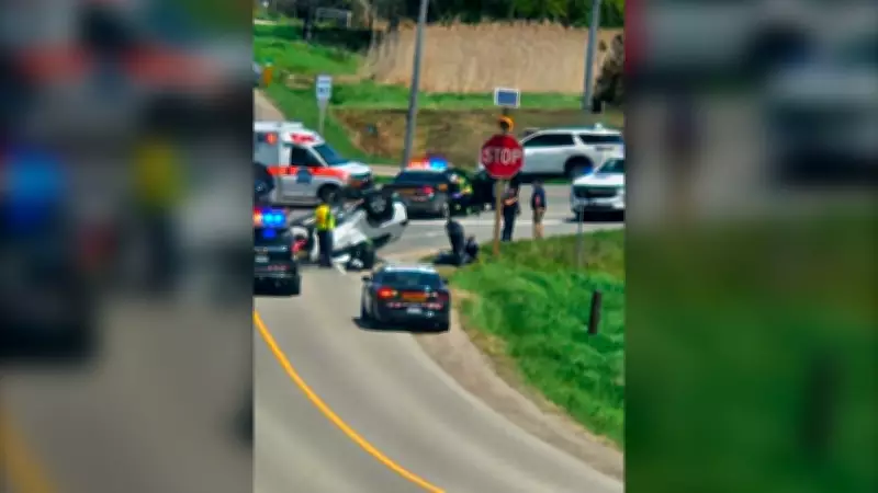 One Injured in Two-Vehicle Collision on Highway 6 in Wellington County