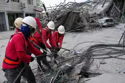 4 dead, 17 missing in Philippines hotel collapse; rescue ongoing