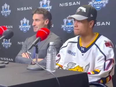 Barrie Colts Mock OHL Presser with 'No One Cares, Work Harder' Mantra