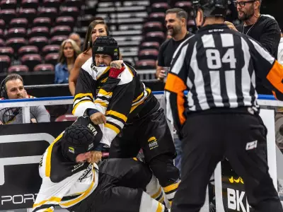 Blood on Ice: Bare-Knuckle Hockey Fights Deliver Brutal Spectacle Near Edmonton