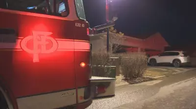 Calgary Fire Department Responds to House Fire in Christie Park