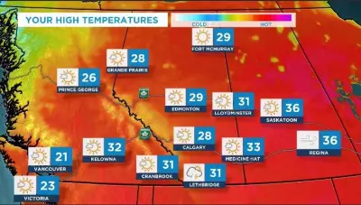 Calgary Heatwave Continues Before Major Weekend Rain Event