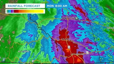 Calgary Weekend Weather: Rain and Cool with Up to 50mm of Rain