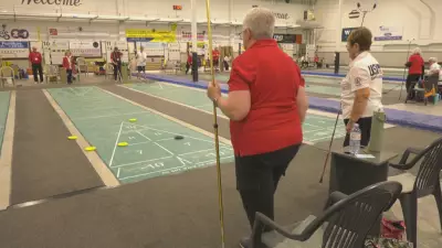 Canada-U.S. Shuffleboard Tournament in Beaumont Draws Crowds
