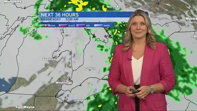 Cooler Air Settles In After Overnight Showers, Warmer Weekend Ahead