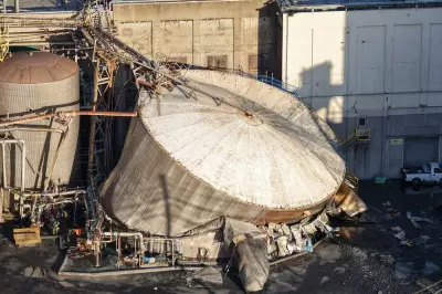 Crews Recover Worker After Chemical Tank Collapse in Washington