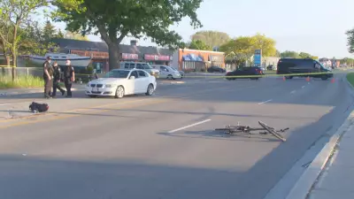 Cyclist Hospitalized After Being Hit by Car in Oakville