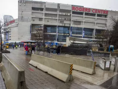 Daredevils Dangle from Rogers Centre Roof in Viral Video
