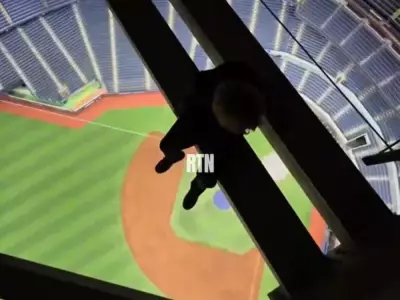 Daredevils Hang from Rogers Centre Rafters in Viral Video