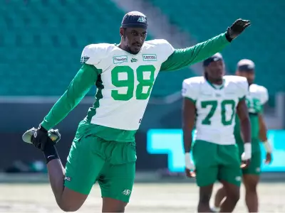 Desmond Evans Battles for Roughriders Defensive End Roster Spot