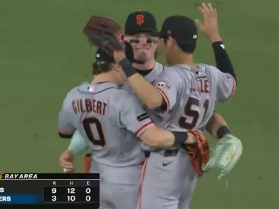 Giants Outfielders Told to Tone Down Viral 'Thrusting' Celebration
