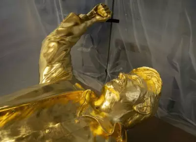 Gold Leaf Trump Statue 'Not About Worship,' Televangelist Insists