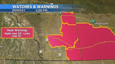 Heat Warnings and Thunderstorms for Southern Alberta This Week