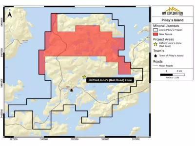 HM Exploration Expands Lewis Pilley's Project to ~60 km² in Newfoundland