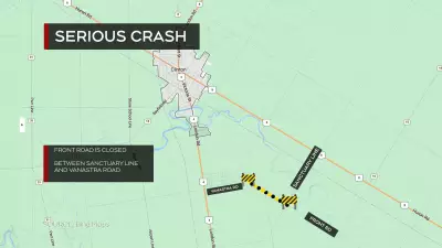 Huron OPP Investigate Serious Collision Near Clinton, Road Closed