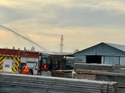 Hwy 27 in Barrie Closed Due to Grass Fire Response at Miller Lumber