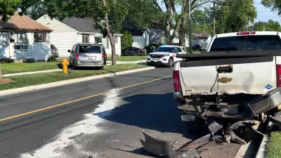 Jefferson Blvd Closed in Windsor Due to Collision
