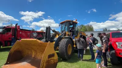 Kids Explore Big Rigs at Navan's Touch-A-Truck Event in Ottawa