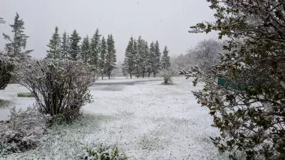 Late Spring Snowfall Covers Cape Breton in Unusual May Scene