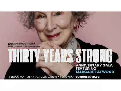 Margaret Atwood to Headline Canada-Ukraine Foundation's 30th Anniversary Gala