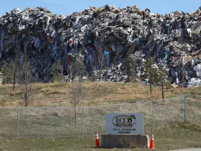 Massive Waste Pile Near Calgary Landfill Sparks Resident Outrage