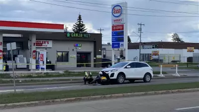 Motorcycle-SUV Crash Closes Edmonton Road for Collision Investigation