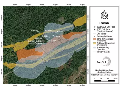 NexGold Hits High-Grade Gold: 14.10 g/t Over 6 Metres at Goldlund
