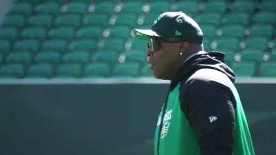 Old Habits Die Hard for Riders' Coach Micah Johnson in First Training Camp Post-Retirement