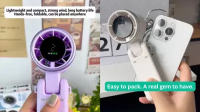 PlayHot Mini Fan: Jet Engine Power in a Lunchbox