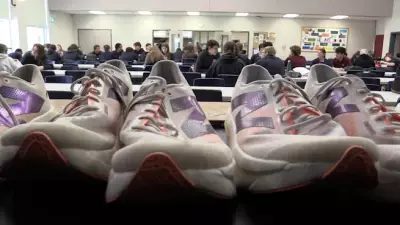 Recent High School Grads Donate 120 Pairs of Running Shoes to Students