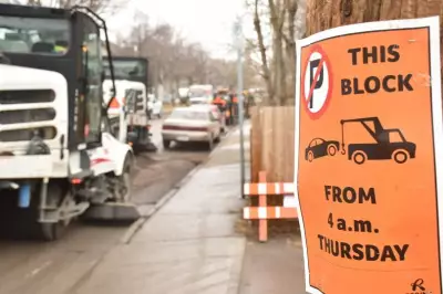 Regina Begins Spring Street Sweeping in Residential Areas