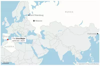 Russian ship sunk near Spain in 2024 may have carried nuclear reactor parts