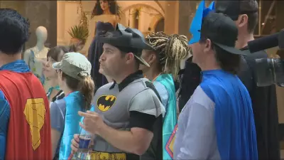 Superheroes Swarm Southcentre Mall for Make-A-Wish Canada