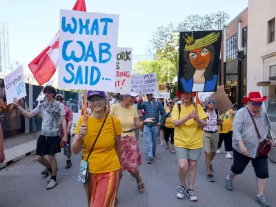 Thousands Rally in Calgary Against UCP Policies in Provincewide Protest