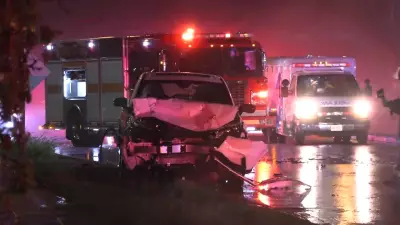 Three Hospitalized After Two-Vehicle Crash in Scarborough