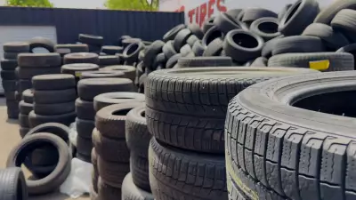Tire Piles Grow Across Ontario as Recycling Rules Face Criticism