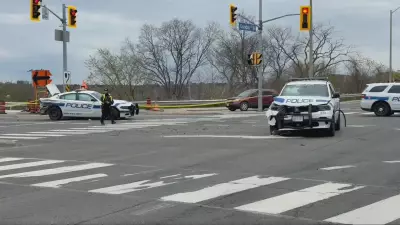 Two Peel Police Cruisers Collide While Responding to Weapons Call in Mississauga