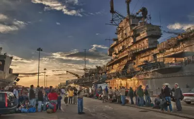 USS Hornet Warship Transforms into Furries Convention for Galactic Camp