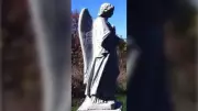 100-Pound Angel Monument Stolen from Burlington Cemetery