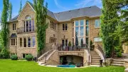 $5.8M Gatsby-Style Waterfront Mansion Hits Market in Calgary's Lake Bonavista