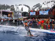 Annual Slush Cup at Sunshine Resort Kicks Off Rare Summer Ski Season