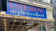 Anti-Trump, CBS Chalk Message Appears Outside Colbert's Final Show