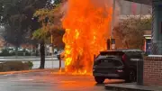 BC EV Charging Station Fire Started by Remote US Technician, Report Finds