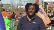 Calgarians Rally in Peace Park for Kids Help Phone at BMO Walk