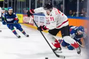 Celebrini scores twice as Canada blanks Italy 6-0 at hockey worlds