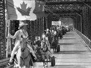 Chefs' Convention Delegates Take Buggy Ride in Saskatoon in 1980